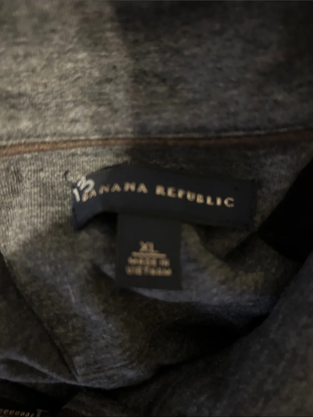 Banana Republic Men's Half-Zip Sweater - Chocolate Brown